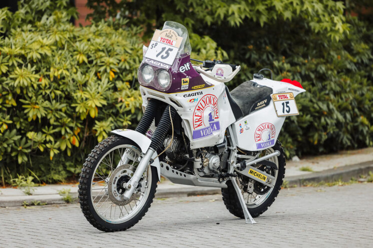 Vélo de rallye Cagiva Elefant Dakar 1996