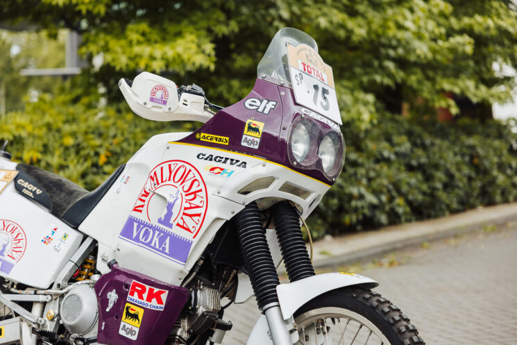 Vélo de rallye Cagiva Elefant Dakar 1996