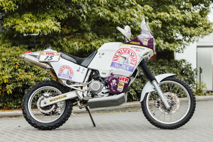 Vélo de rallye Cagiva Elefant Dakar 1996