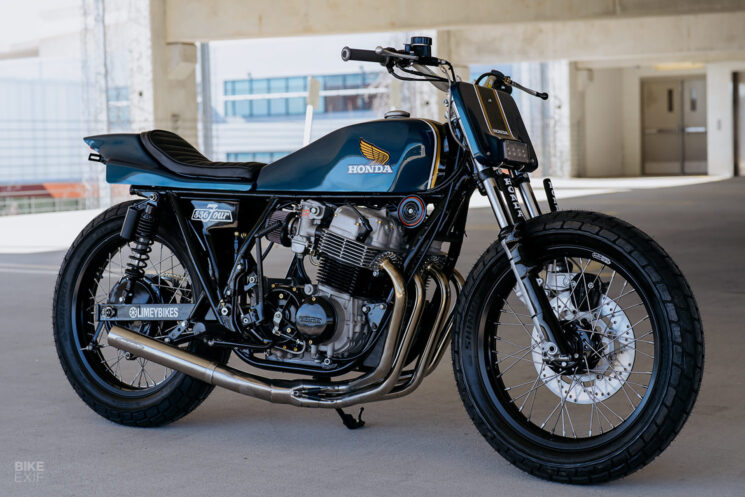 Traceur plat Honda CB750 par Limey Bikes