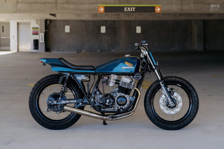 Traceur plat Honda CB750 par Limey Bikes