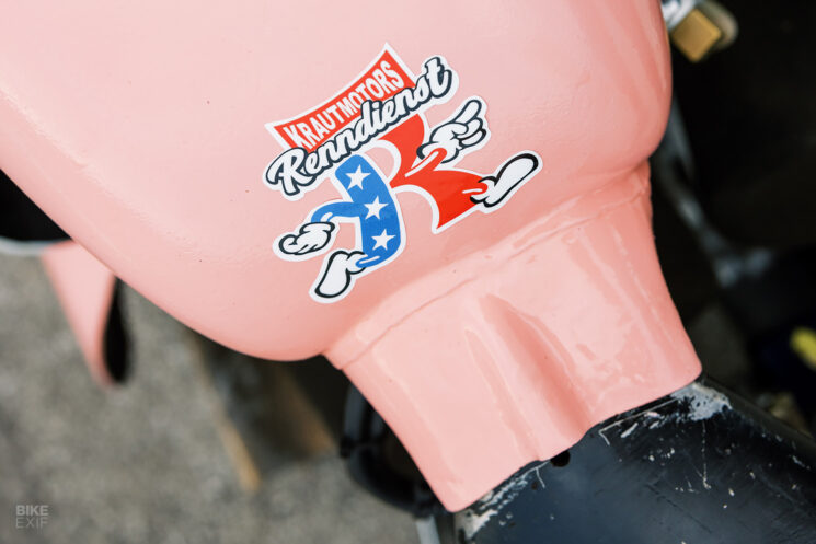 Vélo drag Kawasaki H1 de Krautmotors