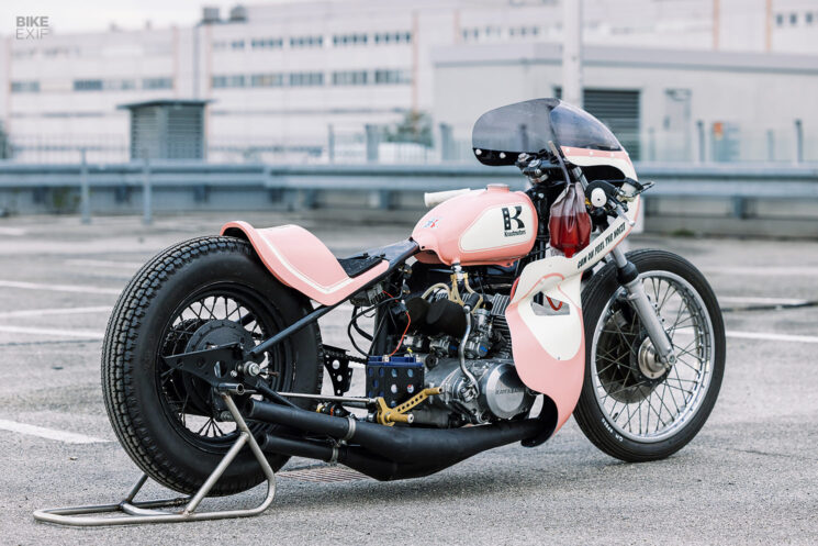 Vélo drag Kawasaki H1 de Krautmotors