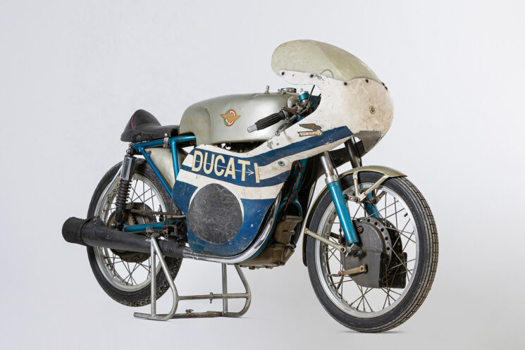 Mike Hailwood Ducati 125 vélo de course