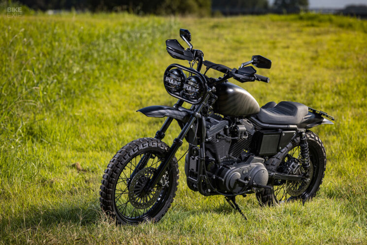 Scrambler Harley-Davidson Sportster 883 par Ruler Japan