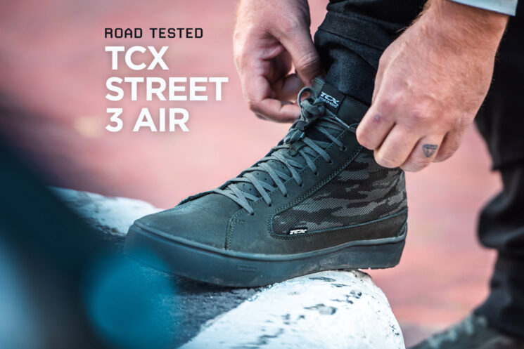 Testé sur route : la sneaker de moto TCX Street 3 Air